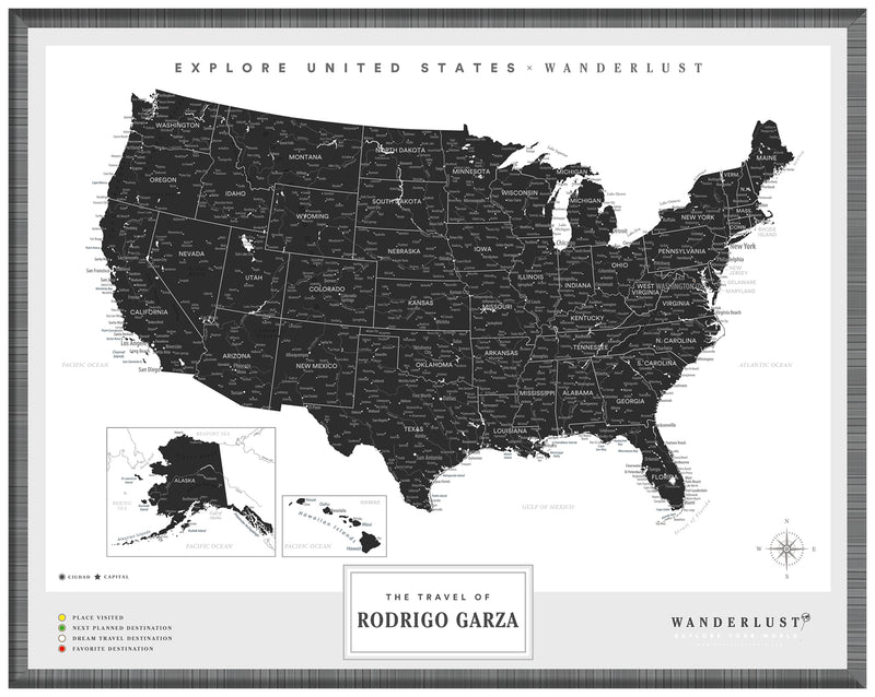Mapa Estados Unidos - B&N