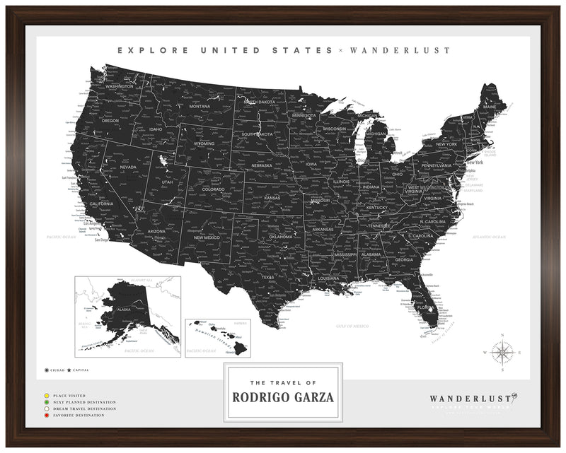 Mapa Estados Unidos - B&N