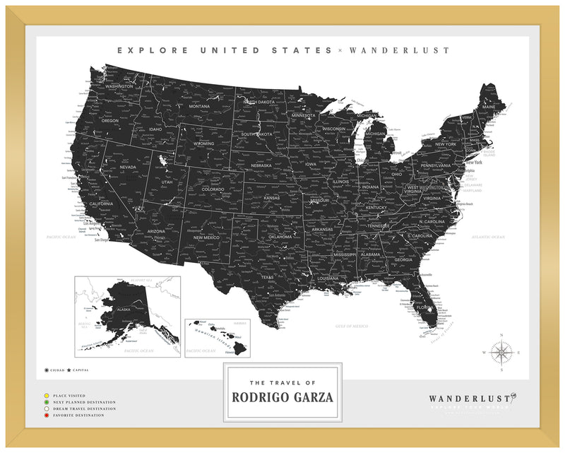 Mapa Estados Unidos - B&N