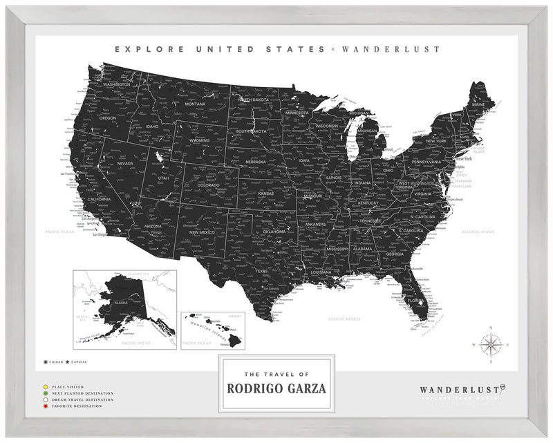 Mapa Estados Unidos - B&N