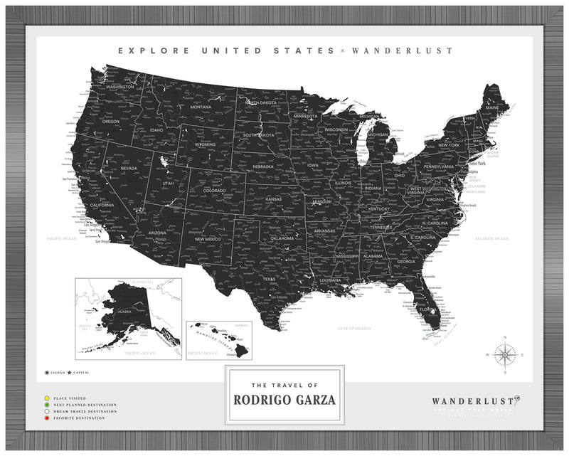 Mapa Estados Unidos - B&N