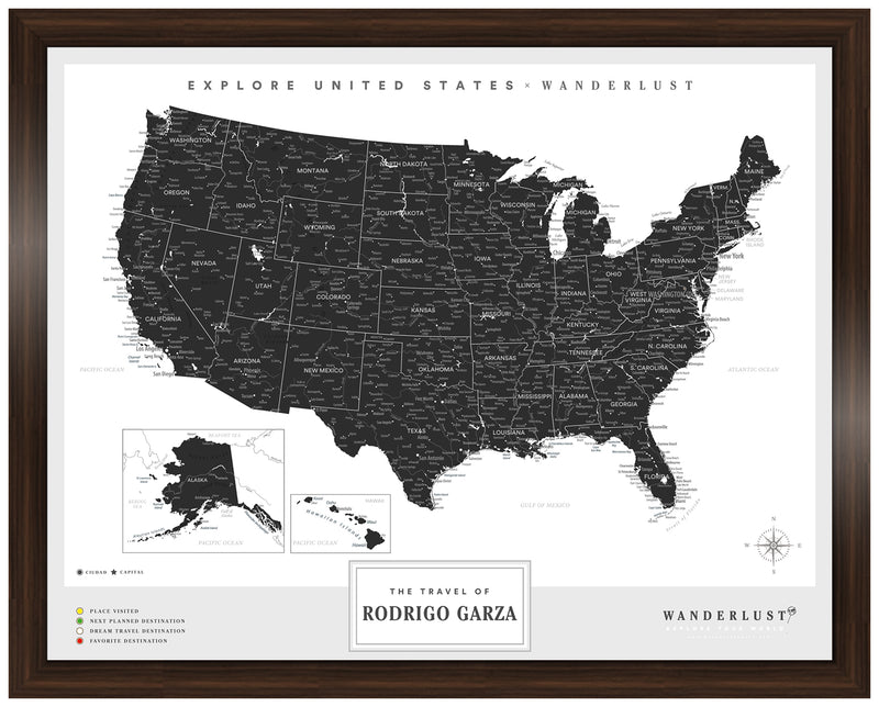 Mapa Estados Unidos - B&N