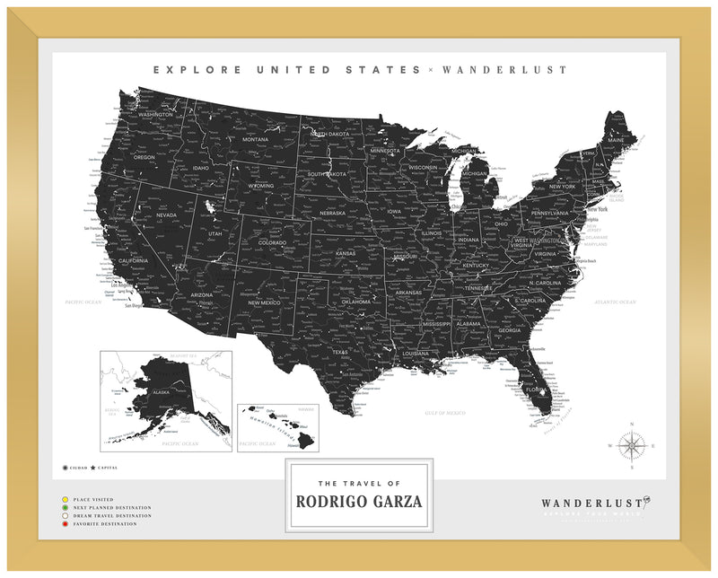 Mapa Estados Unidos - B&N