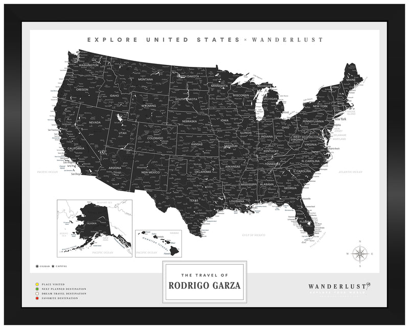 Mapa Estados Unidos - B&N