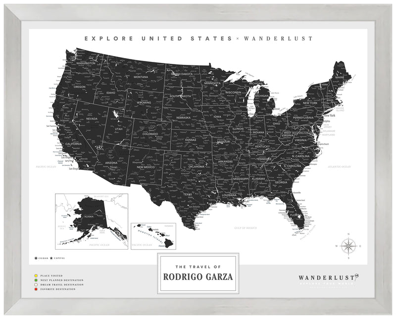 Mapa Estados Unidos - B&N