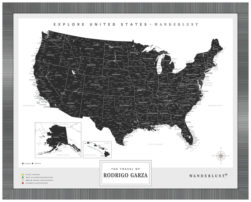 Mapa Estados Unidos - B&N