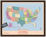 Estados Unidos Colorido (47x38cm)