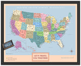 Estados Unidos Colorido (47x38cm)