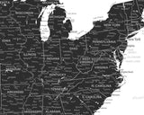 Mapa Estados Unidos - B&N