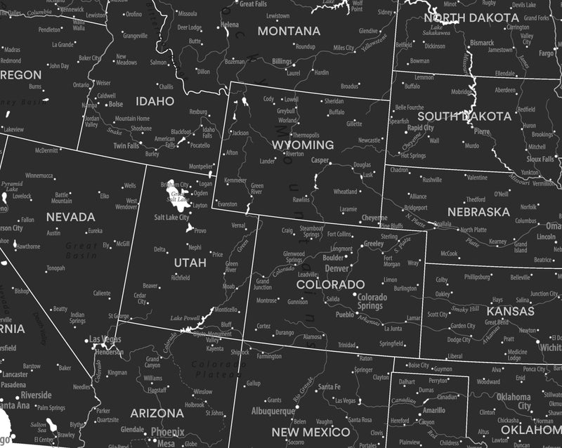 Mapa Estados Unidos - B&N