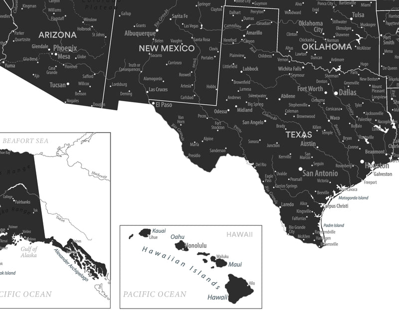 Mapa Estados Unidos - B&N