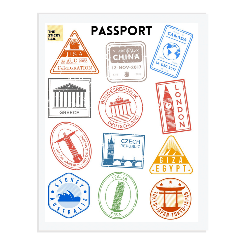 5 Planillas - Wanderlust Maps