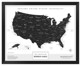 Mapa Estados Unidos - B&N - Wanderlust Maps