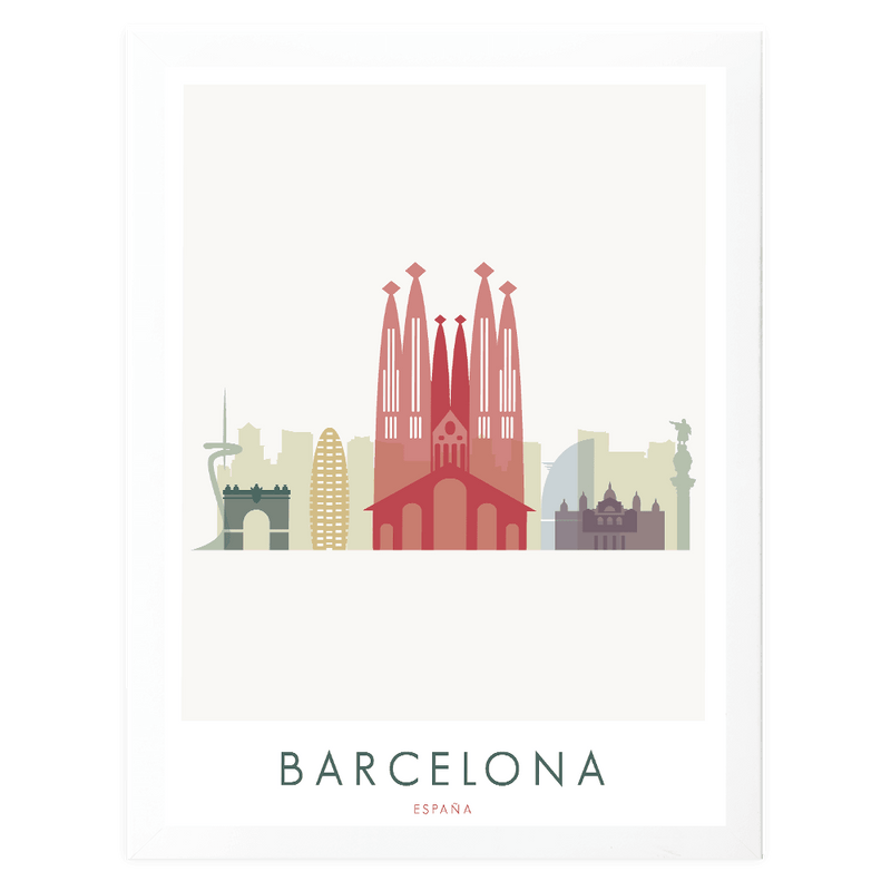 Barcelona - Wanderlust Maps