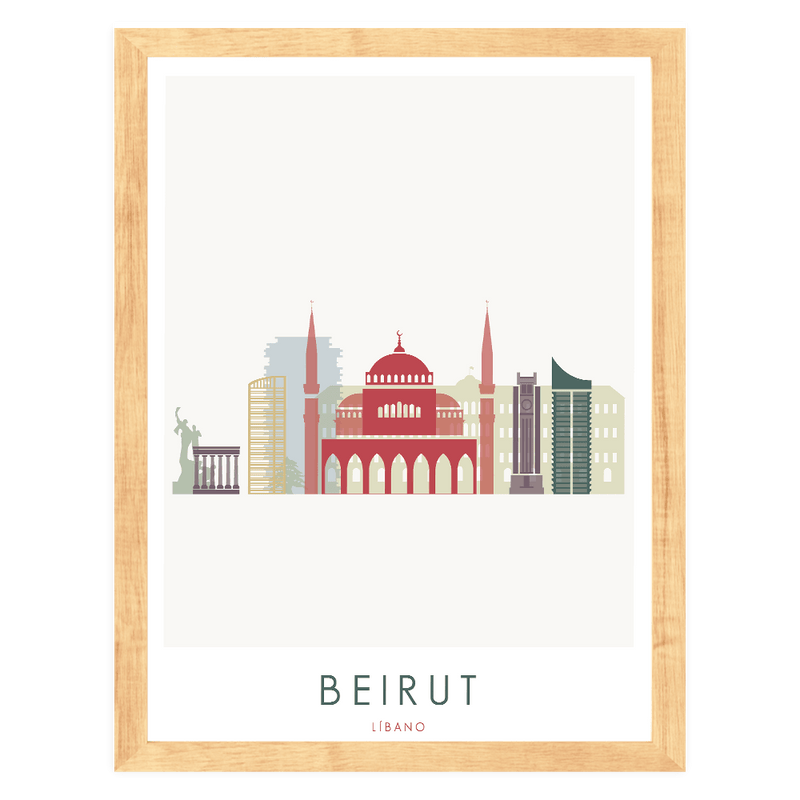 Beirut - Wanderlust Maps