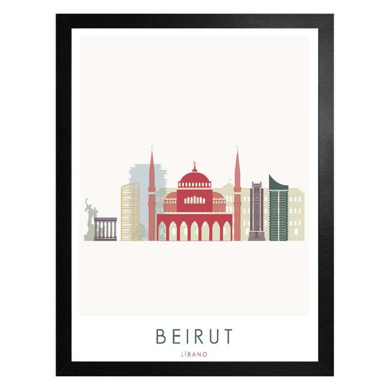 Beirut - Wanderlust Maps