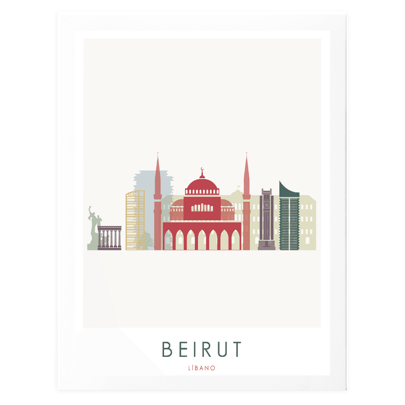 Beirut - Wanderlust Maps