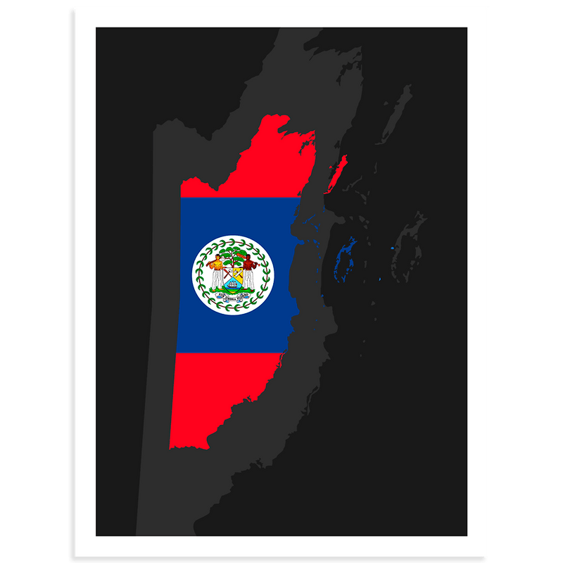 8 "Country Flag" Prints - Wanderlust Maps