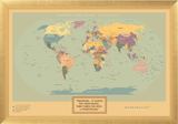 Mapa Ocre – 3cm Marco Dorado - Wanderlust Maps