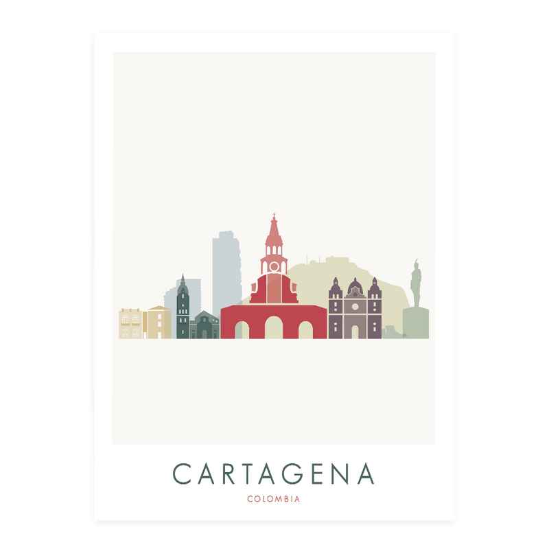 Cartagena - Wanderlust Maps