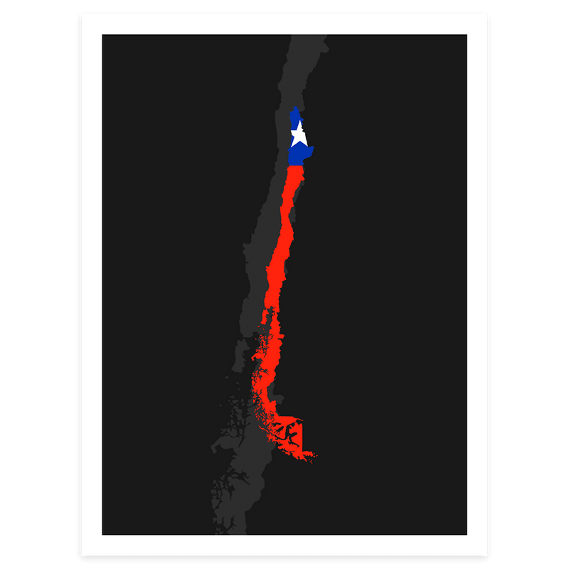 4 "Country Flag" Prints - Wanderlust Maps