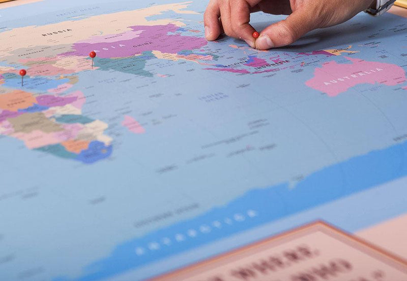 Colorido – 4cm Platino - Wanderlust Maps