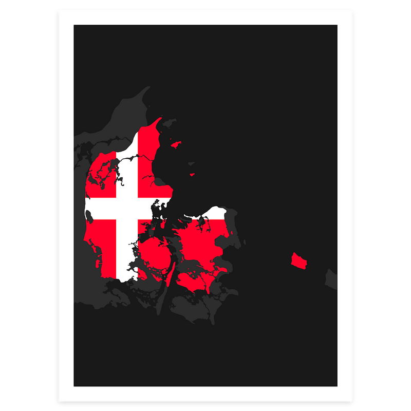 4 "Country Flag" Prints - Wanderlust Maps