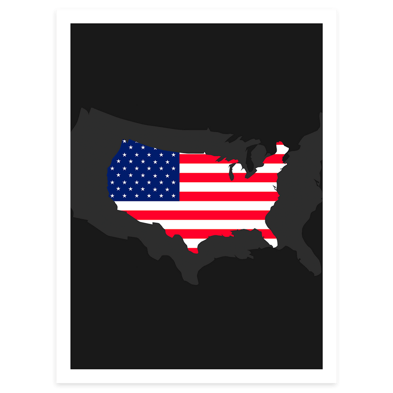 6 "Country Flag" Prints - Wanderlust Maps