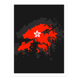 8 "Country Flag" Prints - Wanderlust Maps