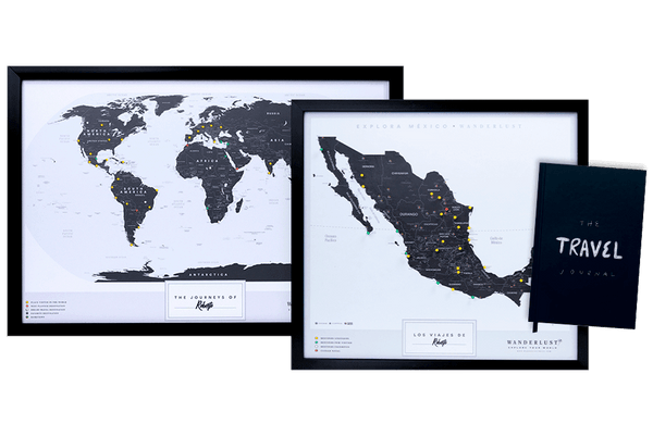 Kit "Sin Limites" + Journal - Wanderlust Maps