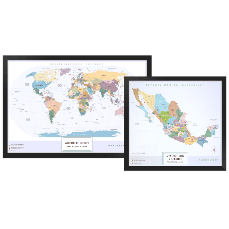Kit "Edición Silver" - Wanderlust Maps