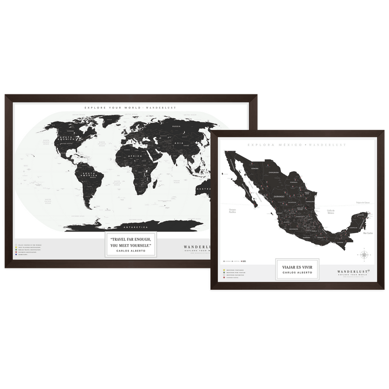 Kit "Edición B&N" - Wanderlust Maps