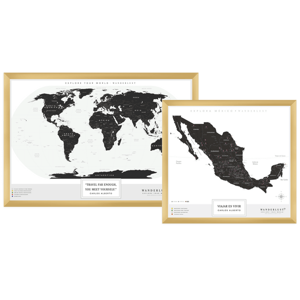 Kit "Edición B&N" - Wanderlust Maps