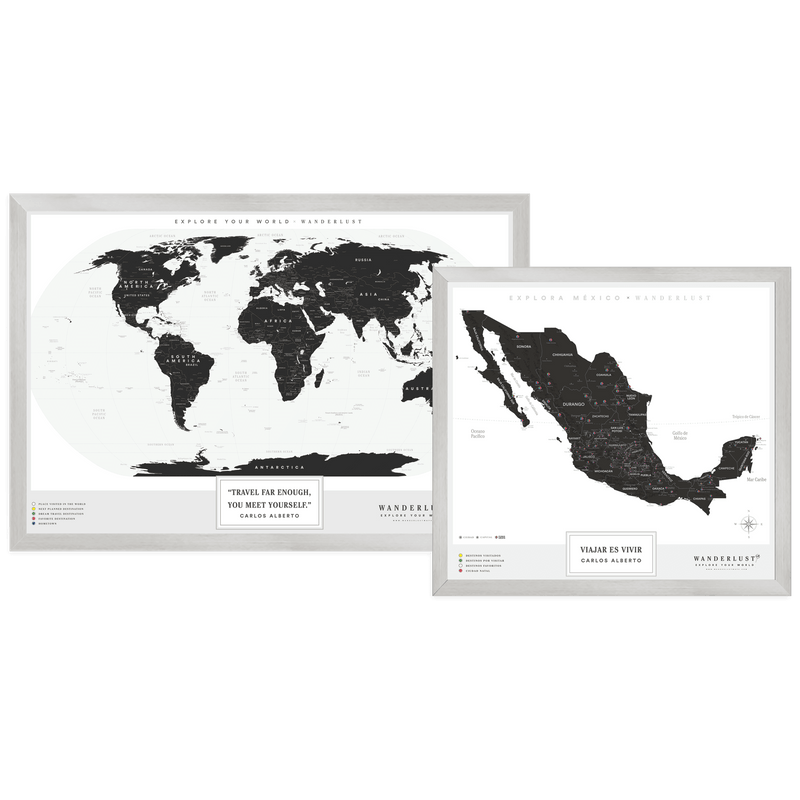 Kit "Edición B&N" - Wanderlust Maps