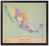 Edición Ocre (60x65cm) - Wanderlust Maps