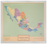 Edición Ocre (60x65cm) - Wanderlust Maps