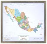 Edición Plata (60x65cm) - Wanderlust Maps