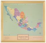 Edición Ocre (60x65cm) - Wanderlust Maps
