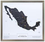 Edición B&N (60x65cm) - Wanderlust Maps