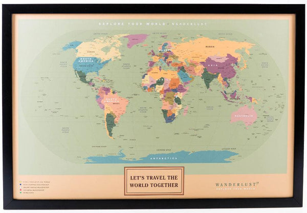 Ocre – 3cm Negro - Wanderlust Maps