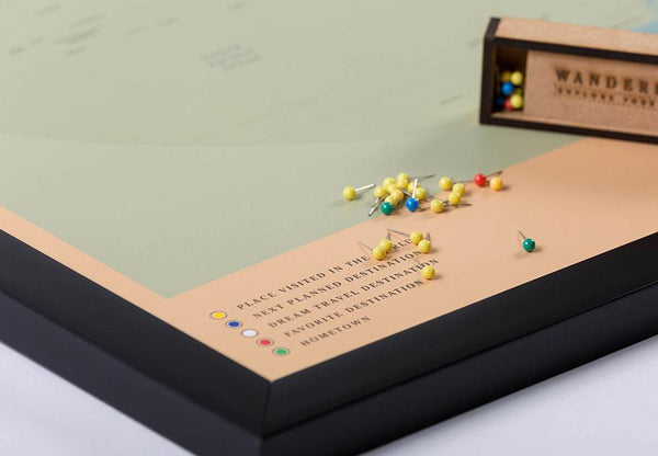 Ocre – 3cm Negro - Wanderlust Maps