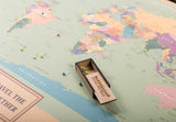 Mapa Ocre – 3cm Marco Plata - Wanderlust Maps