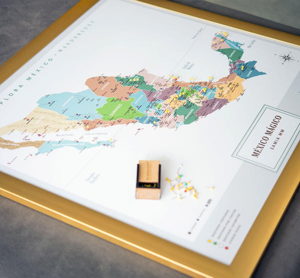 Edición Plata (60x65cm) - Wanderlust Maps