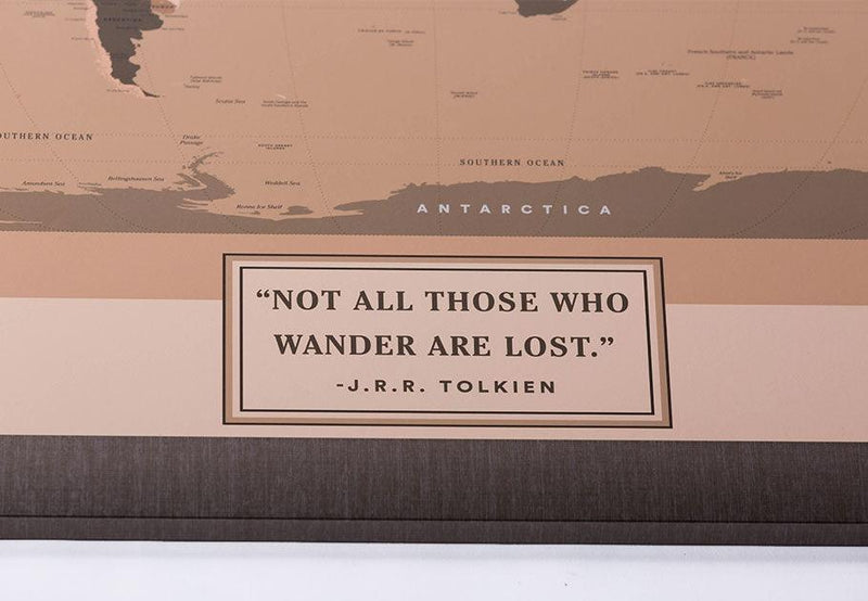 Sepia – 4cm Platino - Wanderlust Maps