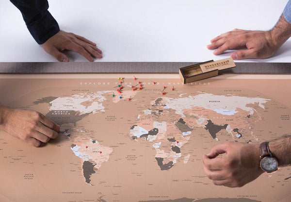 Sepia – 4cm Platino - Wanderlust Maps