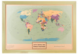Mapa Ocre – 4cm Marco Dorado - Wanderlust Maps