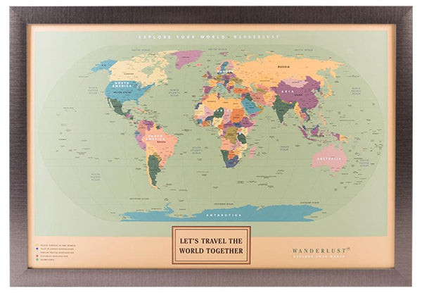 Mapa Ocre – 4cm Marco Platino - Wanderlust Maps